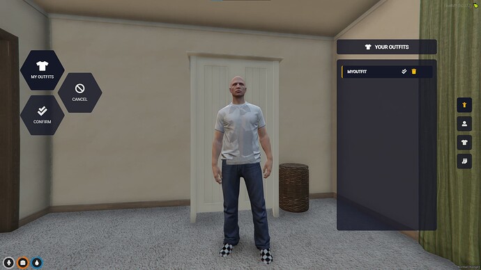 [QBCore] - Clothing Menu l New UI Design, Barbershop, Wardrobe, Jobs Outfits thumbnail 2