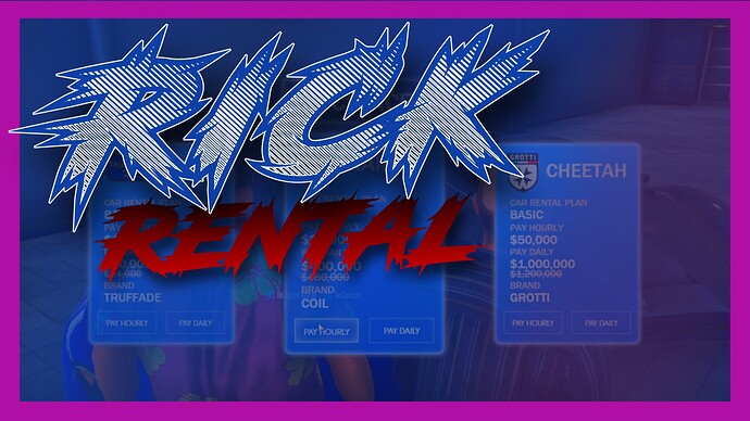 Rick Rental (Clean UI With Sound, Easy To Edit) Thumbnail