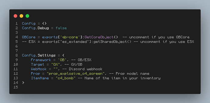 code