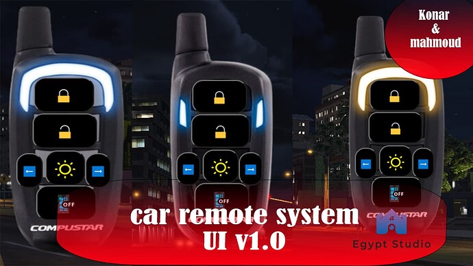 [realease][paid][ESX, QBCORE] car remote system UI v1.3 Thumbnail