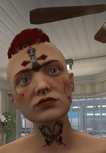 [RELEASE][PAID]4 tattoo face+neck[OPTIMISATION]  thumbnail 3