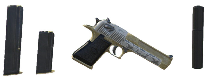 Add-On AK47 & Desert Eagle Etched Golden thumbnail 3