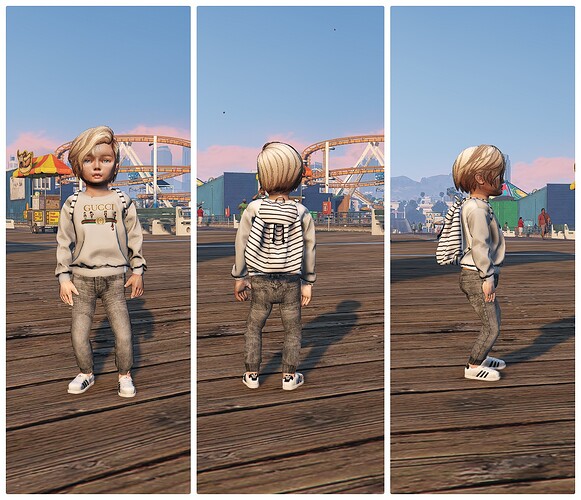 mb07_01 - CHILD GTA 5 BABY MOD PED LITTLE BOY PINI4A