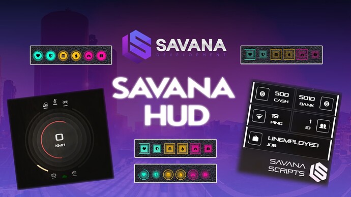 [SAVANA] Hud [QB/ESX/QBOX] thumbnail 2