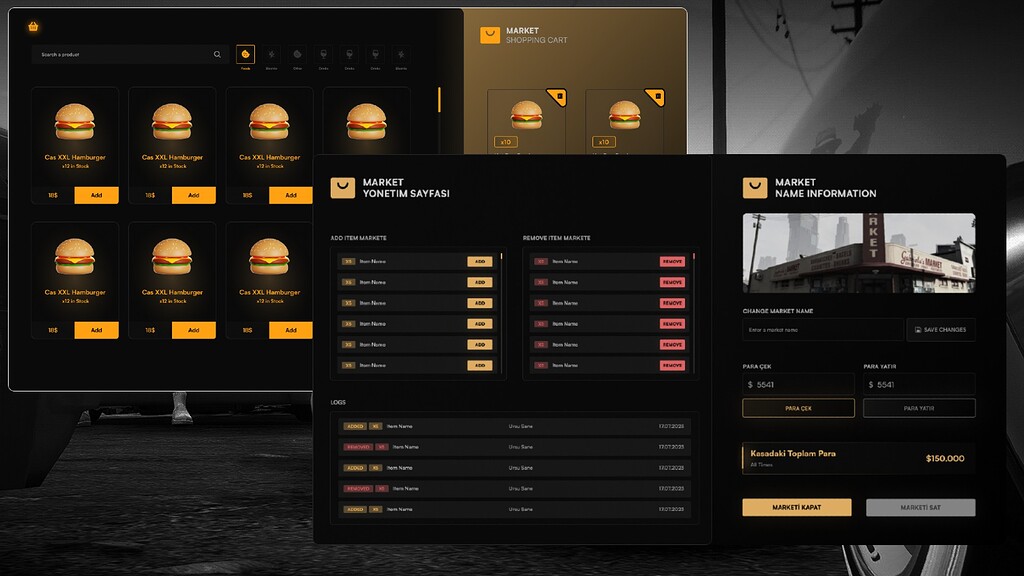 SRC-SHOPS [Advanced Market Script | Manageable] Create Your Own 
