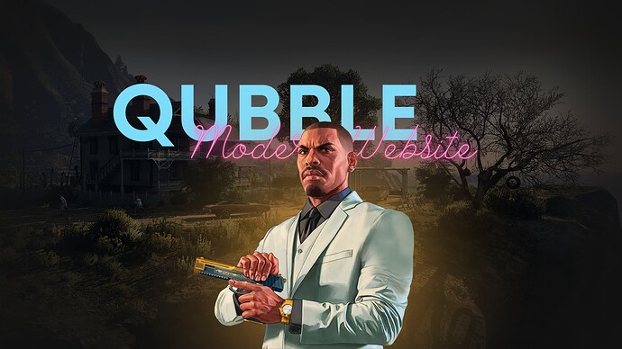 Qubble´s Modern GTA 5 Website Thumbnail