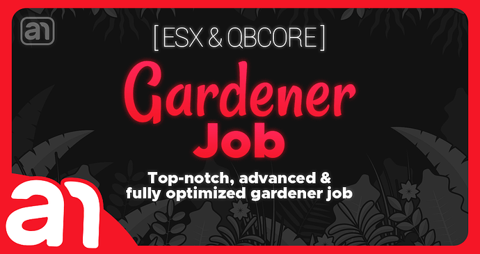 An actually good Gardener Job [ESX/QB] Thumbnail