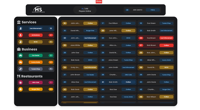 [PAID][QBCORE][ESX] Advanced Scoreboard Thumbnail
