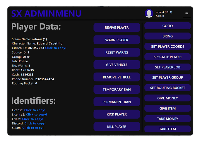 playermenu