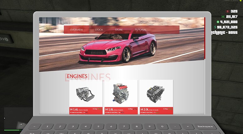 Engine Swaps [Job, Animated] [ESX] - FiveM Releases - Cfx Forum