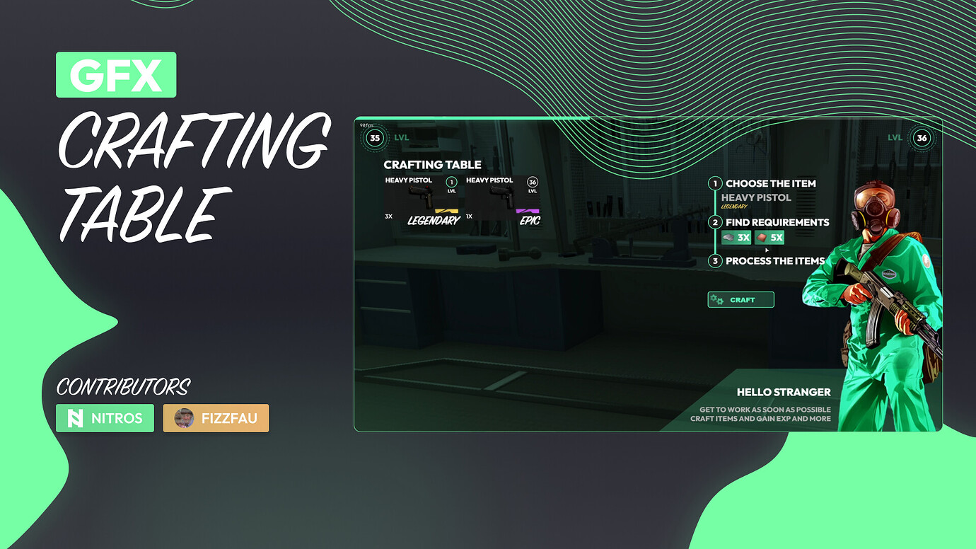 [PAID] Crafting System With Modern UI - FiveM Releases - Cfx Forum