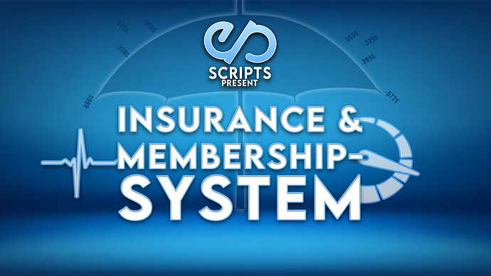 Insurance & Membershipsystem - ESX/QB - gpScripts Thumbnail