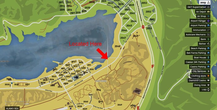 located