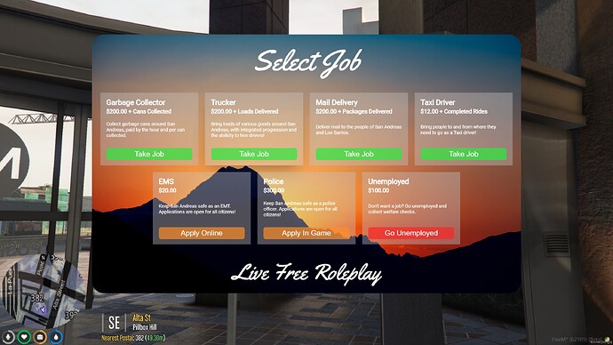 [PAID] [ESX] Clink Job Center - Auto Grades, Integrated Apps, and Discord Perms thumbnail 2
