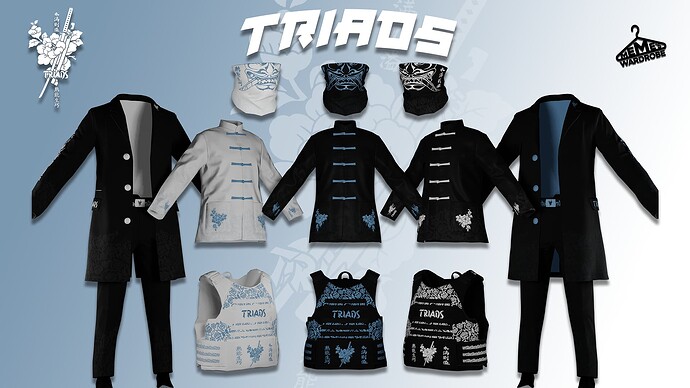 [PAID] Triad's Gang Clothing Package! Thumbnail