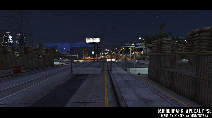 Mirror Park Safezone / Military HQ Apocalypse MAP thumbnail 4