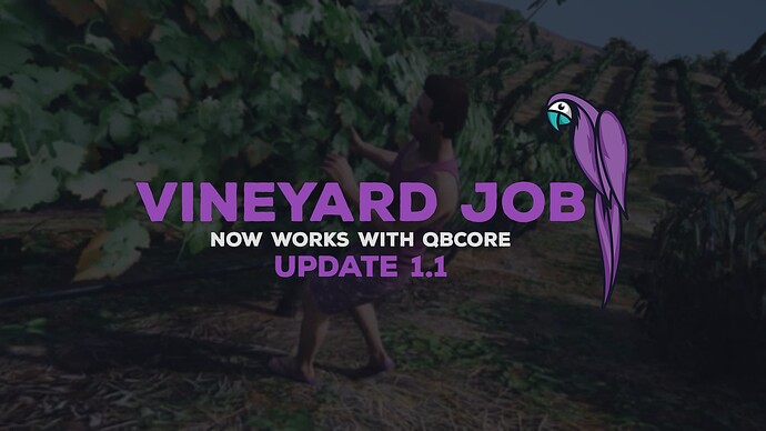 Vineyard Job | Winemaking [ESX/QBCore] Thumbnail