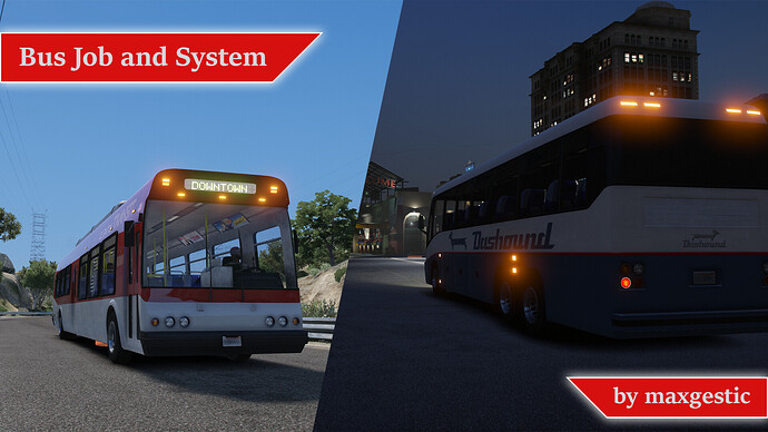 [Standalone/ESX/QB] Bus System (Driving & Passenger) Thumbnail