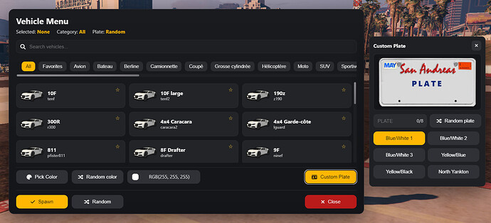Advanced Vehicle Menu thumbnail 3