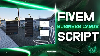 [PAID] NProbleM Business Cards (Realistic Business Cards!) [QBCORE, ESX] Thumbnail