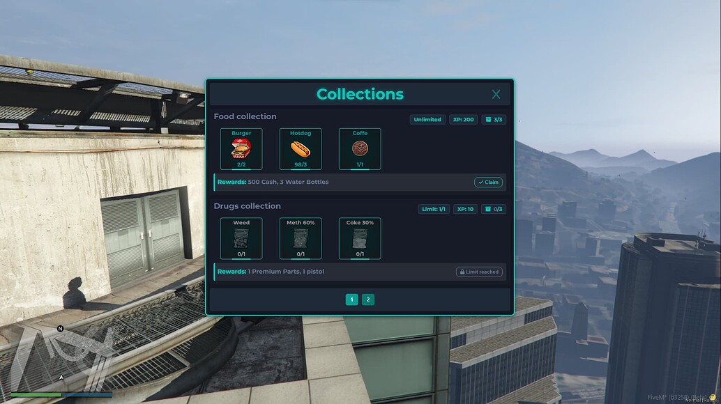 [PAID] [ESX/QB/QBX/OX] Customizable collections system for your fivem ...
