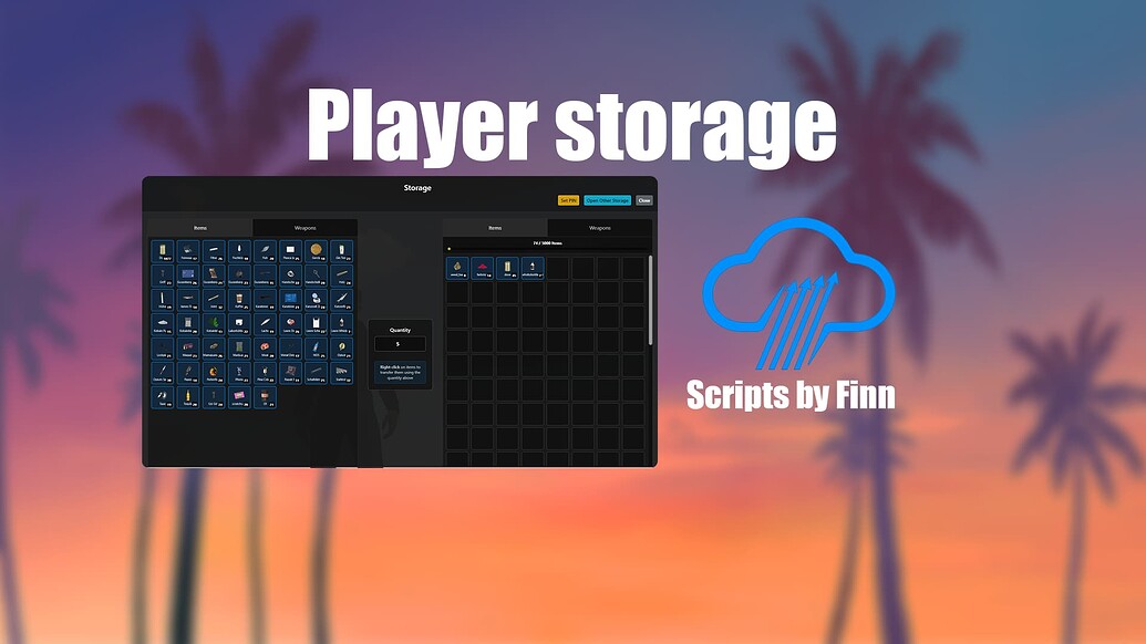 [FREE] Player Storage - FiveM Releases - Cfx.re Community