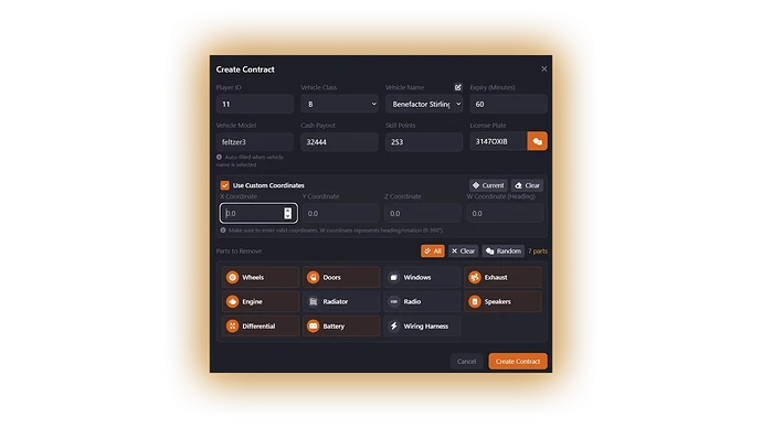 [PAID] Chop Shop System [ESX / QBX / QB / CUSTOM] thumbnail 8