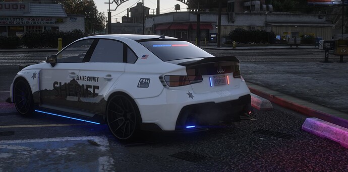 Police Tailgater Widebody Car