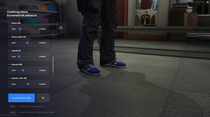 👔 [PAID][Standalone][ESX] Clothing shop system | UI | Burevestnik thumbnail 3