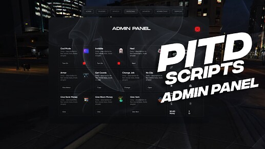 [PAID] [ESX/QB] PITD ADMIN PANEL Thumbnail