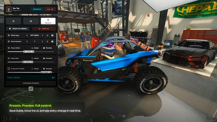 Tuff Wheel Stancer v2 [ QB, QBOX, ESX, Standalone ] thumbnail 6