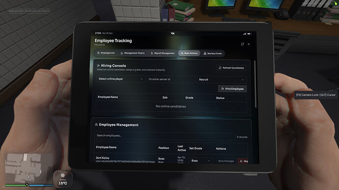 NX | Reimagining Bossmenus & Payroll – Most Advanced Employee Management script in FiveM – nx_employeemanagement thumbnail 7