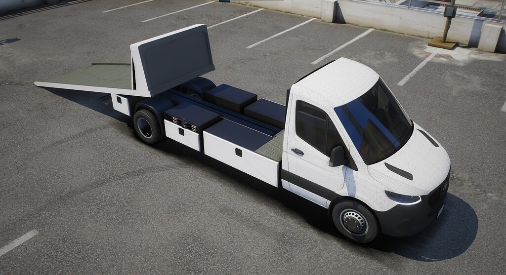 Benefactor Flatbed w/ Working Bed - FiveM Releases - Cfx Forum