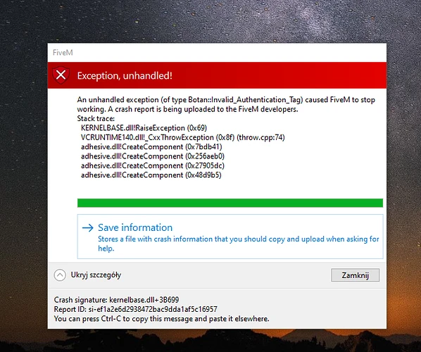 Fivem weird crash - FiveM Client Support - Cfx Forum