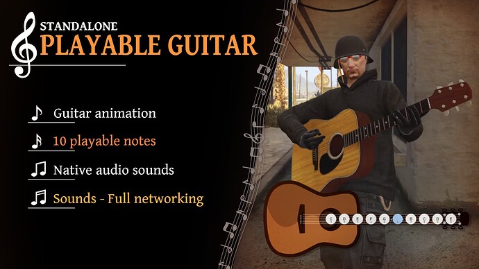 Playable Guitar
