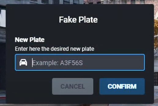 Dream Fakeplates (Change Plates, Inform Police and more) - FiveM ...