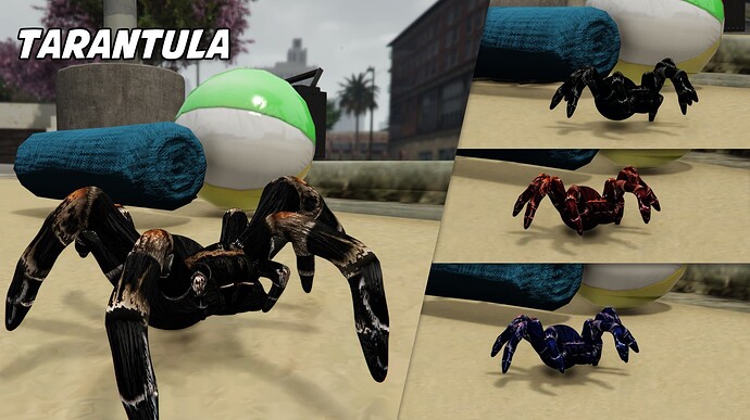 Tarantula (accurate size) - Addon Animal Ped Thumbnail