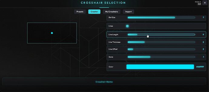 Crosshair with Import / Export System thumbnail 3