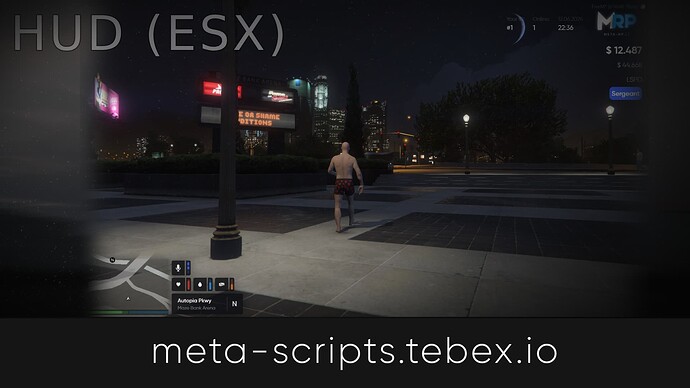 [PAID] [ESX] Meta-Scripts HUD Thumbnail