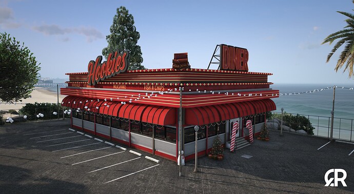 [MLO] [PAID] Hookies Diner MLO | 3x Location Bundle thumbnail 13