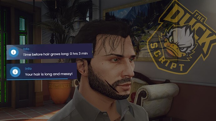 [QBCore] Hair Growth System Thumbnail