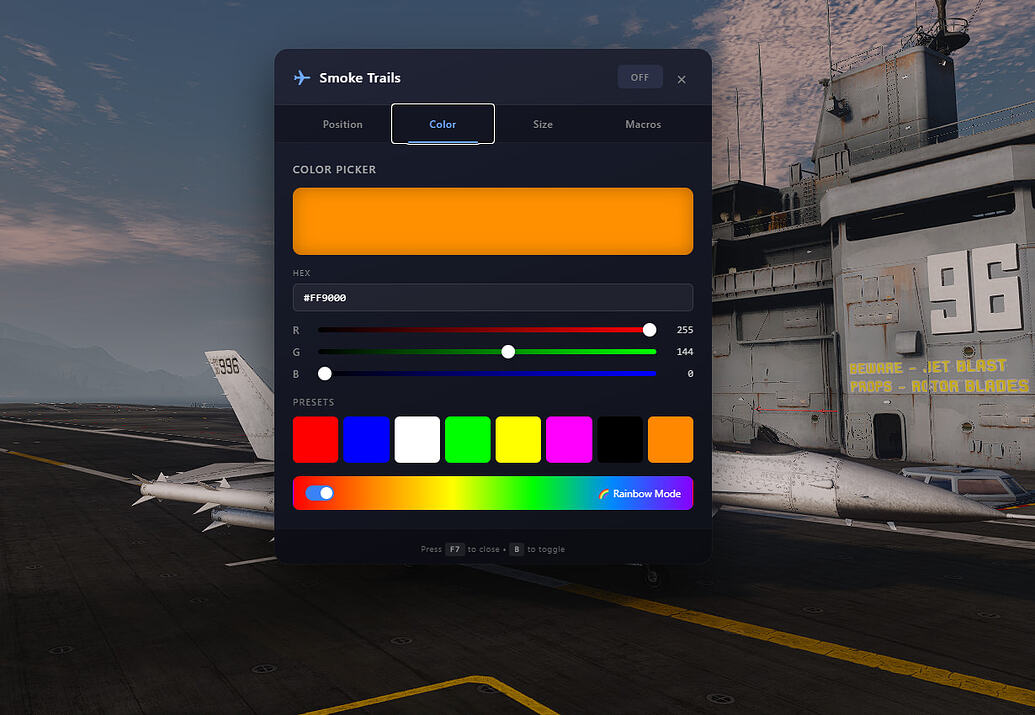 [PAID] ns_SmokeTrails | Advanced Aircraft Smoke Trail System - FiveM ...