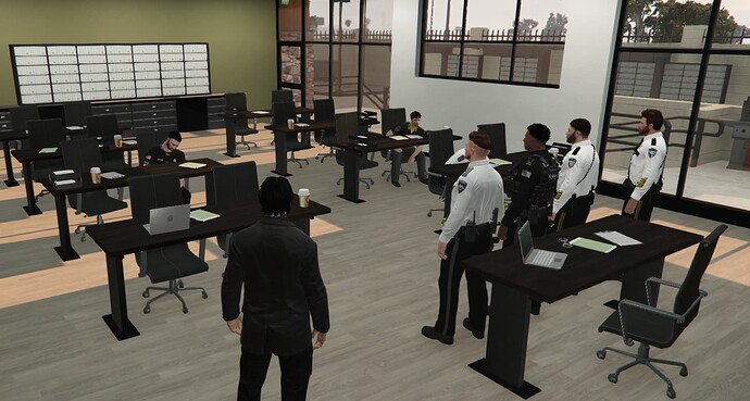 police meeting