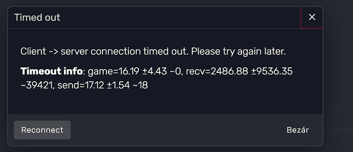 Timeout problem - FiveM Client Support - Cfx Forum