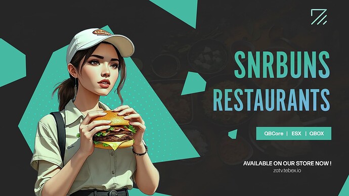 [ZaT-SCRIPTS][QBCore/ESX] FIVEM RESTAURANTS Thumbnail