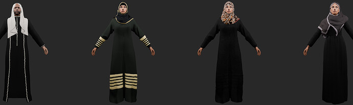 [PAID] Arabic Thobe V3  (Male / Female) thumbnail 4