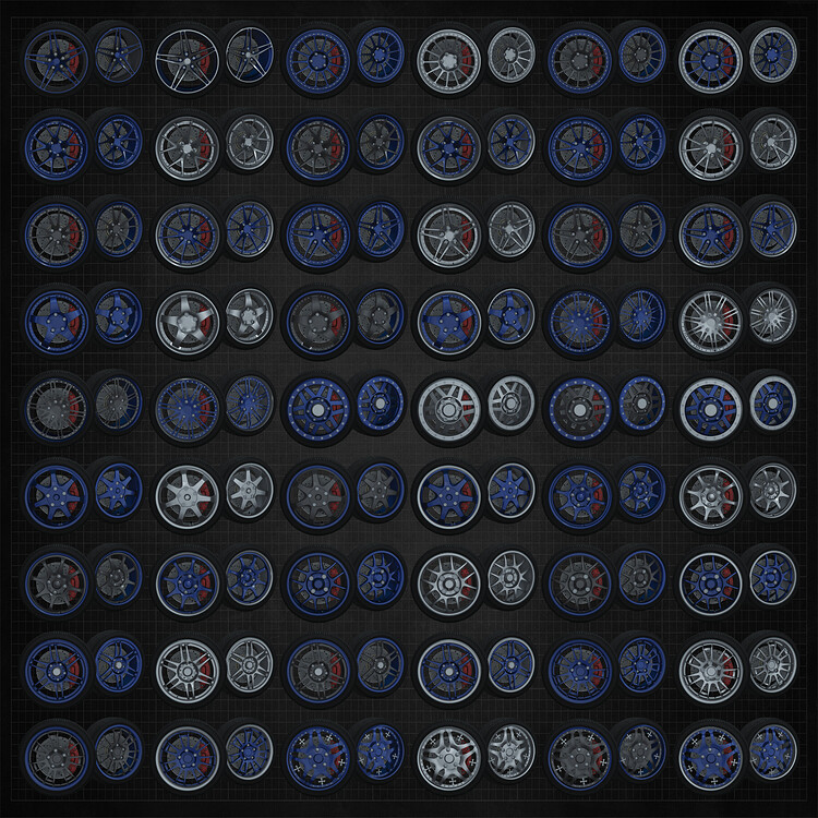 [PAID] Generic Wheel Pack 2 – 175 Wheels, 700 Variations - FiveM ...