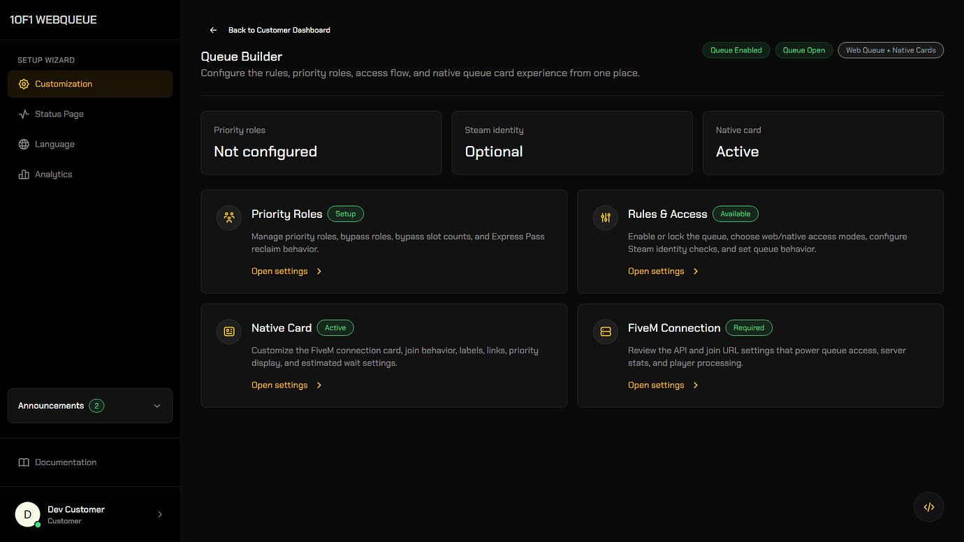 Website Queue with Apps & Tickets - FiveM Releases - Cfx Forum