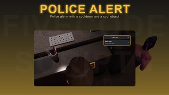 FiveM Tequi La La Job - Police Alert - Police alarm with a cooldown and a cool object