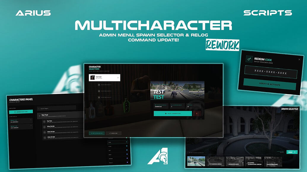 [QB] [ESX] Multicharacter | Advanced Multicharacter System - FiveM ...